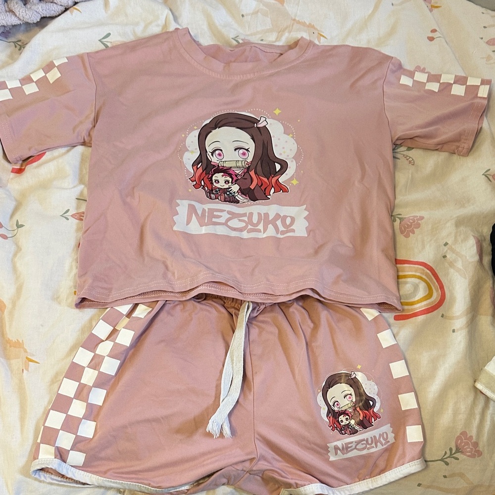 Kids Pajama Set - Light Pink